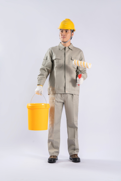 工作服安全帽模特高清图版权图片下载