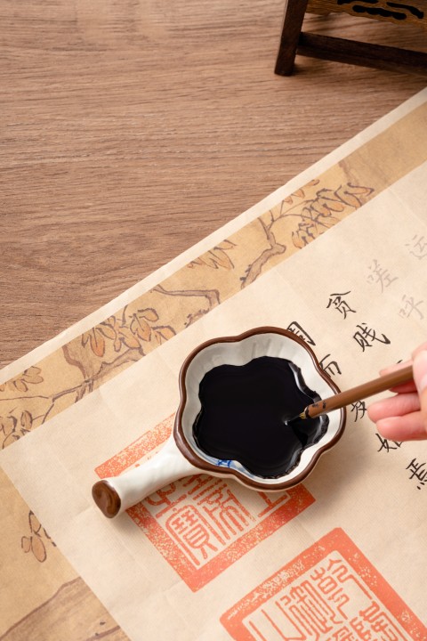 书法专用墨盘砚台高清图版权图片下载 书法专用墨盘砚台高清图版权图片下载