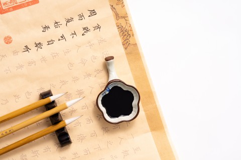 古风书法练字用具高清图 古风书法练字用具高清图