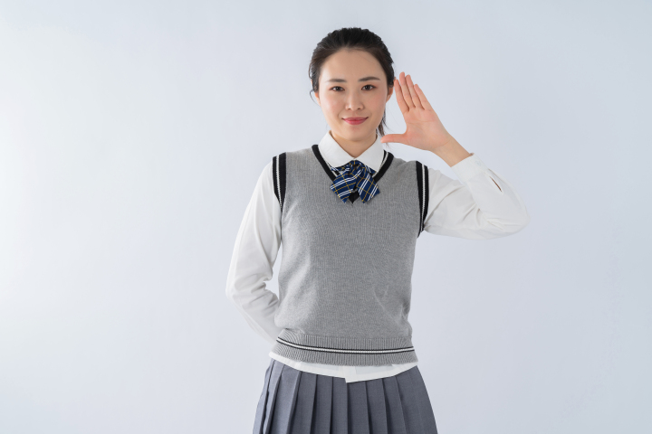 绑马尾穿制服的女生高清图版权图片下载 绑马尾穿制服的女生高清图版权图片下载
