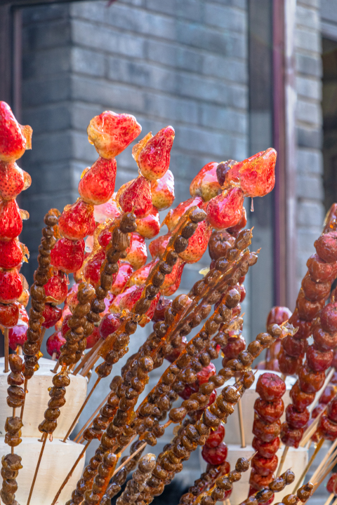 糖葫芦摊位高清图版权图片下载 糖葫芦摊位高清图版权图片下载