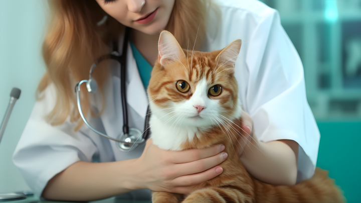 真实风格的猫咪听诊图片摄影图版权图片下载 真实风格的猫咪听诊图片摄影图版权图片下载