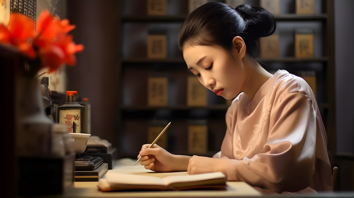 努力学习的亚洲女性摄影版权图片下载 努力学习的亚洲女性摄影版权图片下载