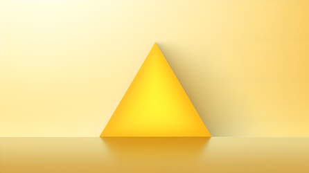 三角形亮黄色图片