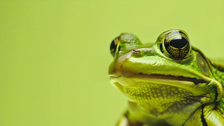 青蛙绿色背景图片