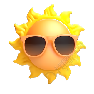 夏季沙滩太阳眼镜图片