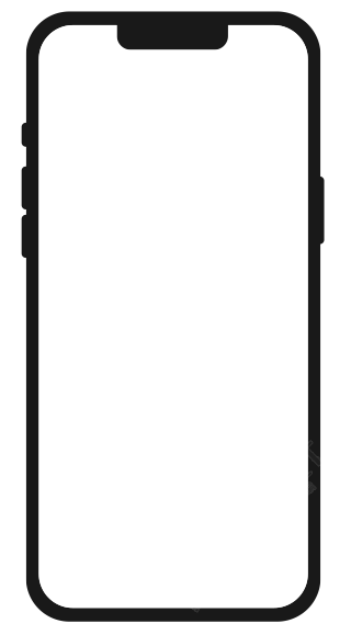苹果手机黑边框设计素材