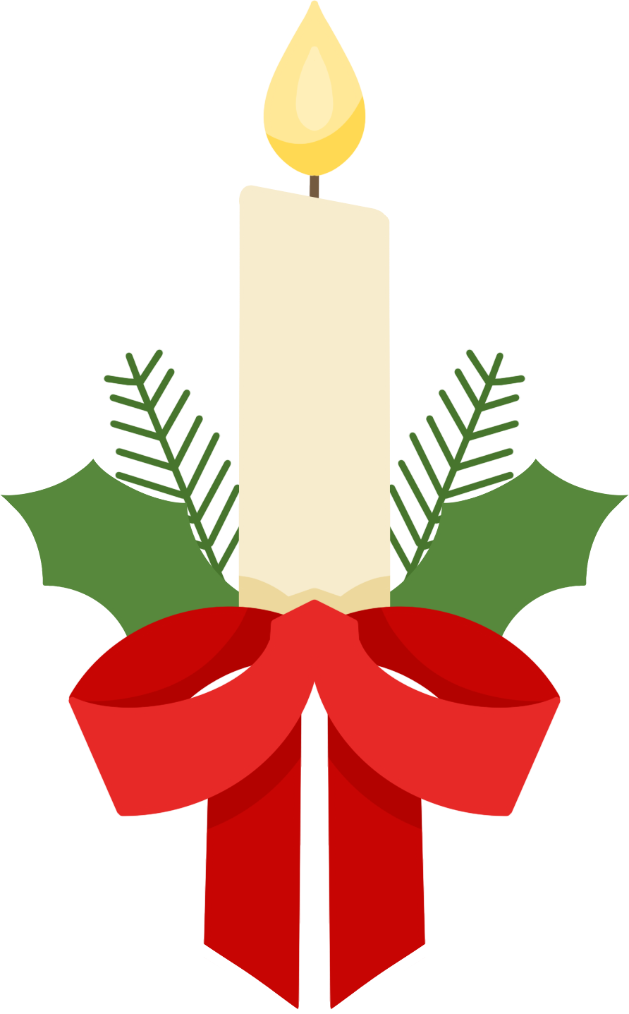 圣诞蜡烛素材图片制作方法!