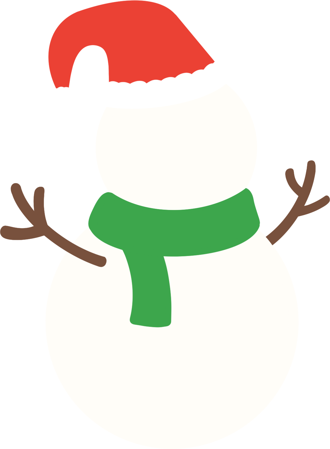 雪人图片插画简单如何制作?