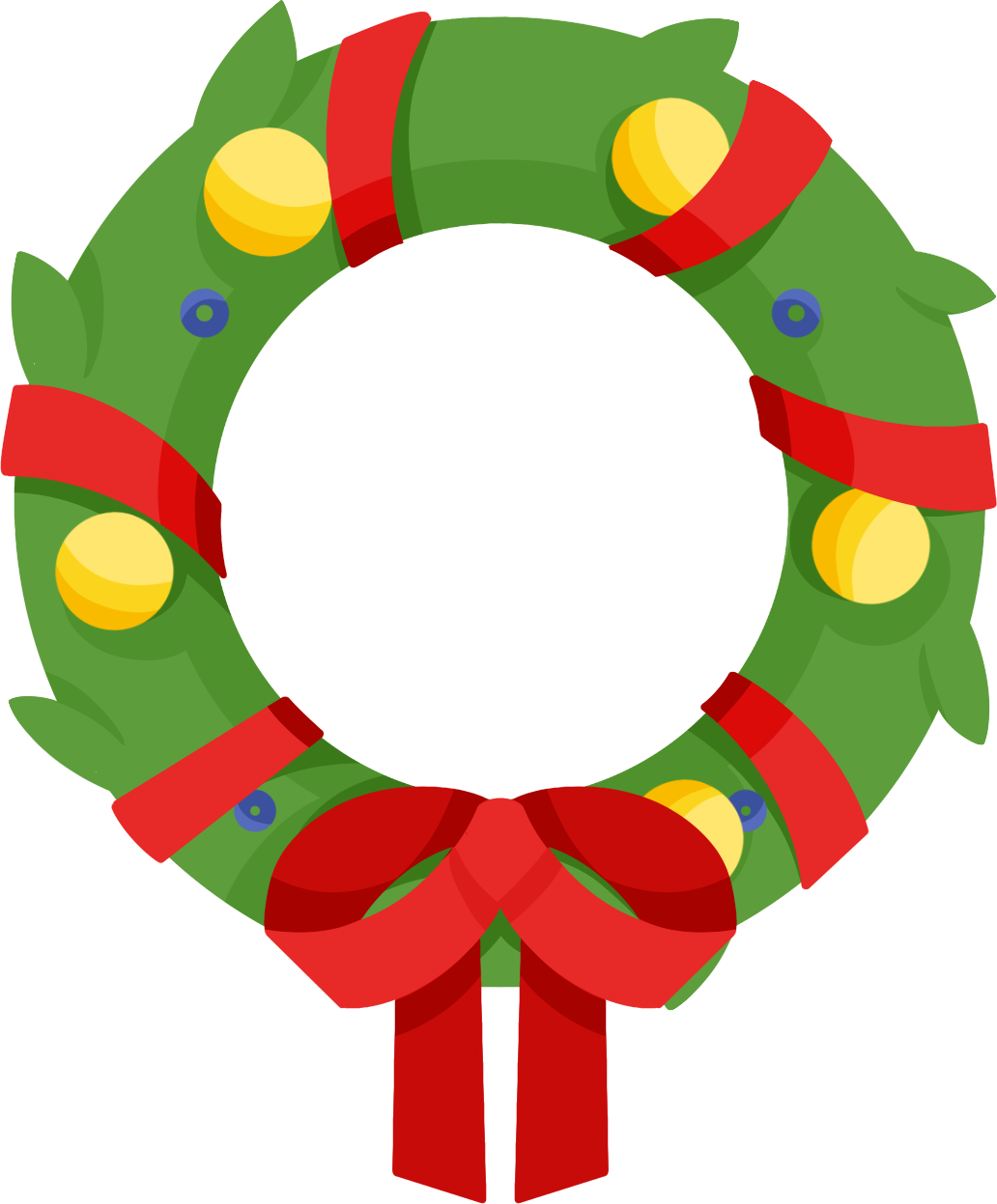 圣诞装饰圆环图片插画大全制作方法!