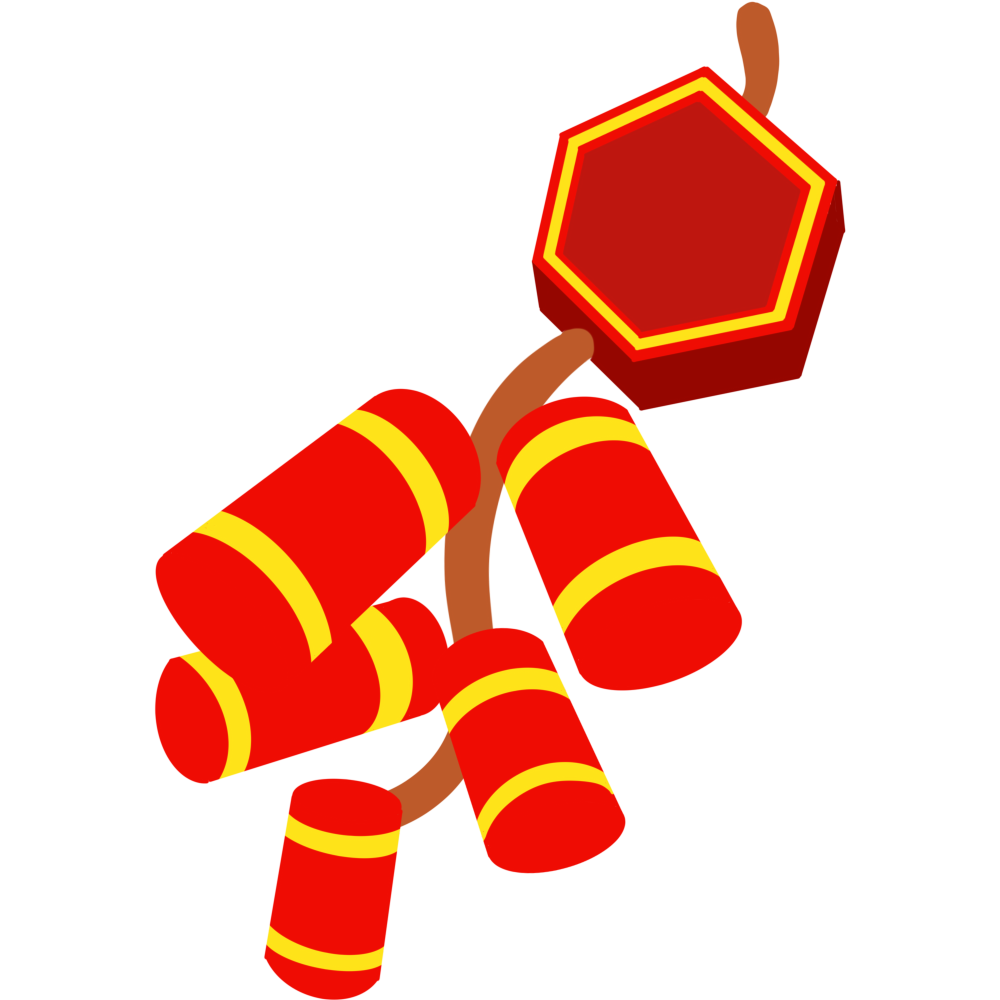 鞭炮的绘画图片怎么画?