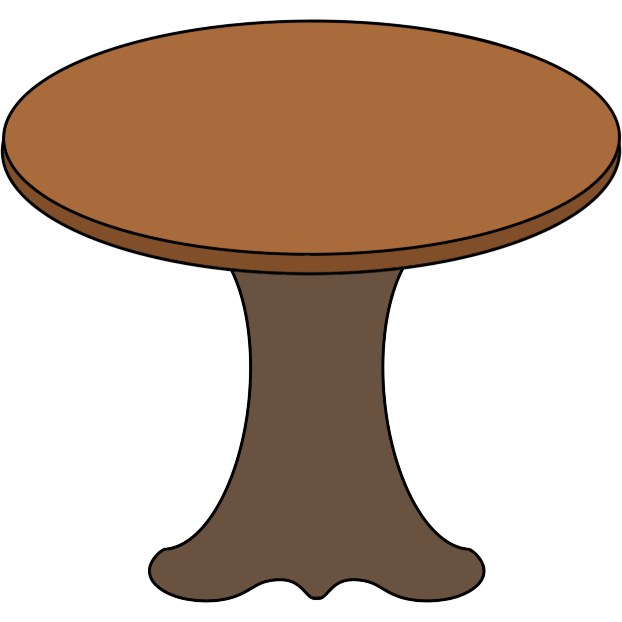 桌子图片插画素材如何画?