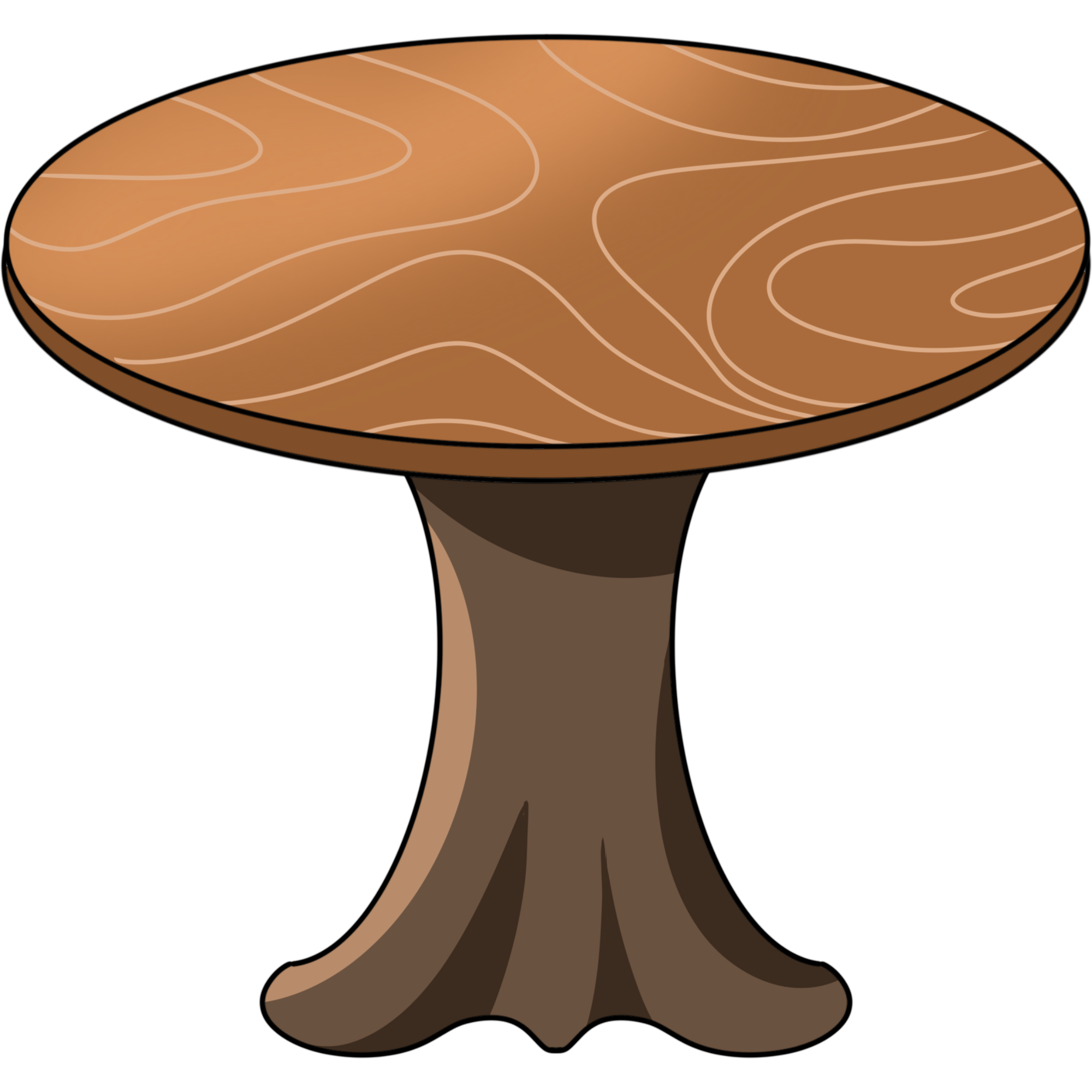 桌子图片插画素材如何画?