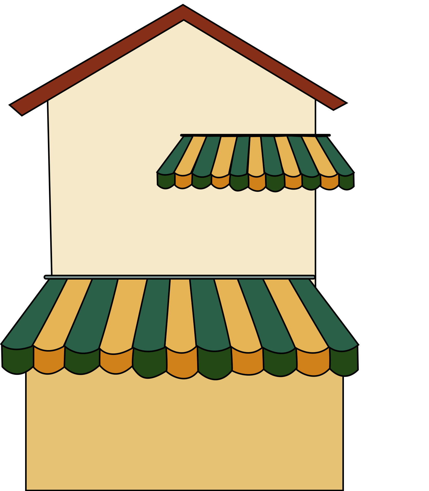 建筑绘画作品怎样画?