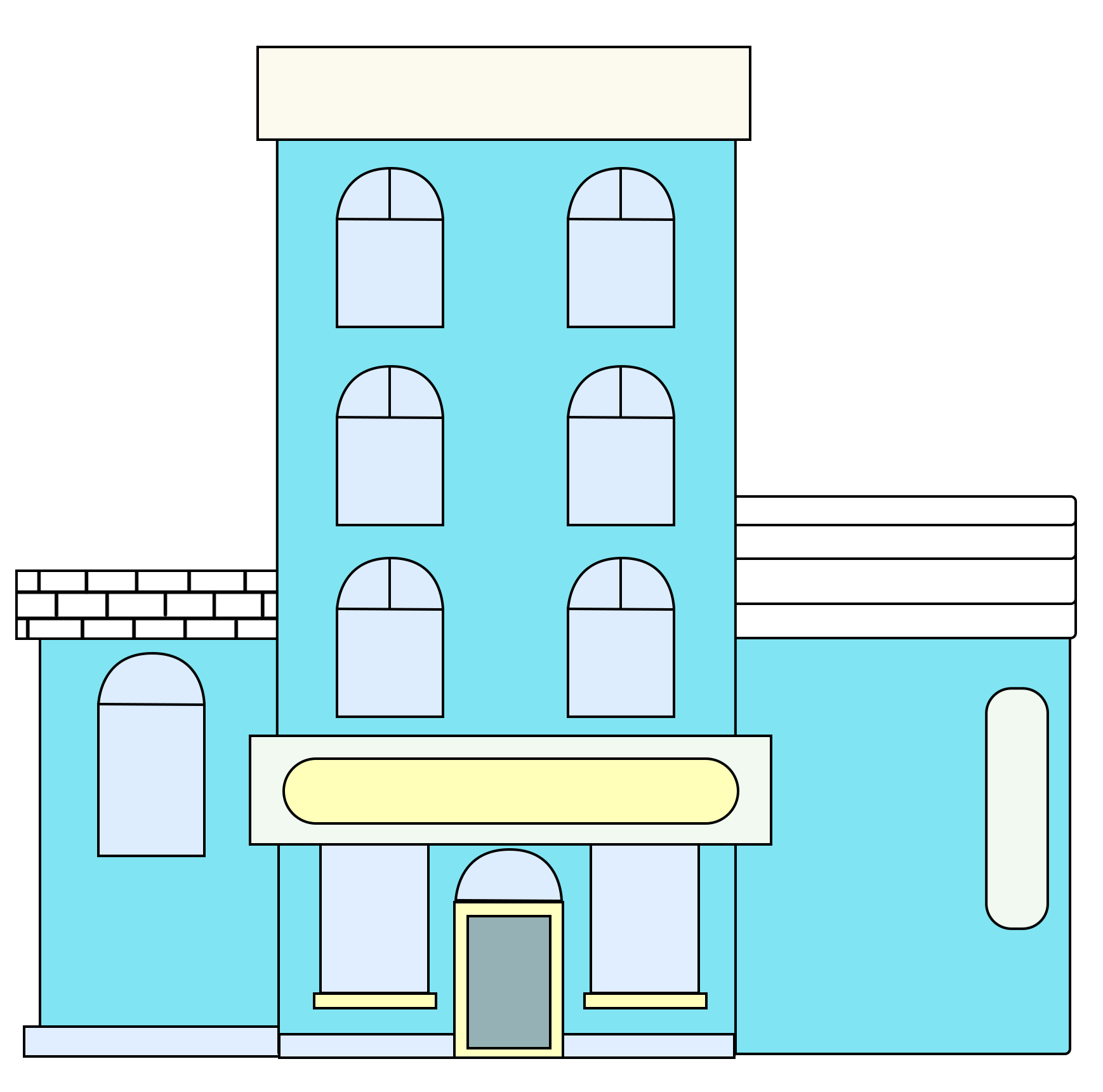 建筑绘画作品怎样画？