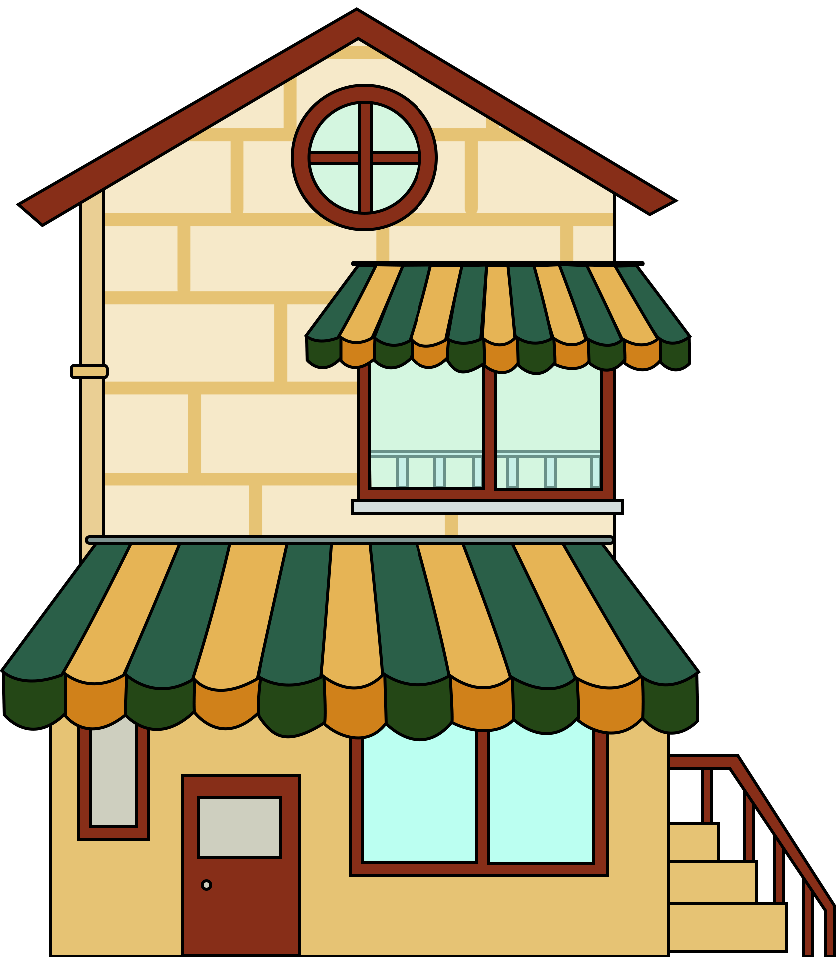 建筑绘画作品怎样画?