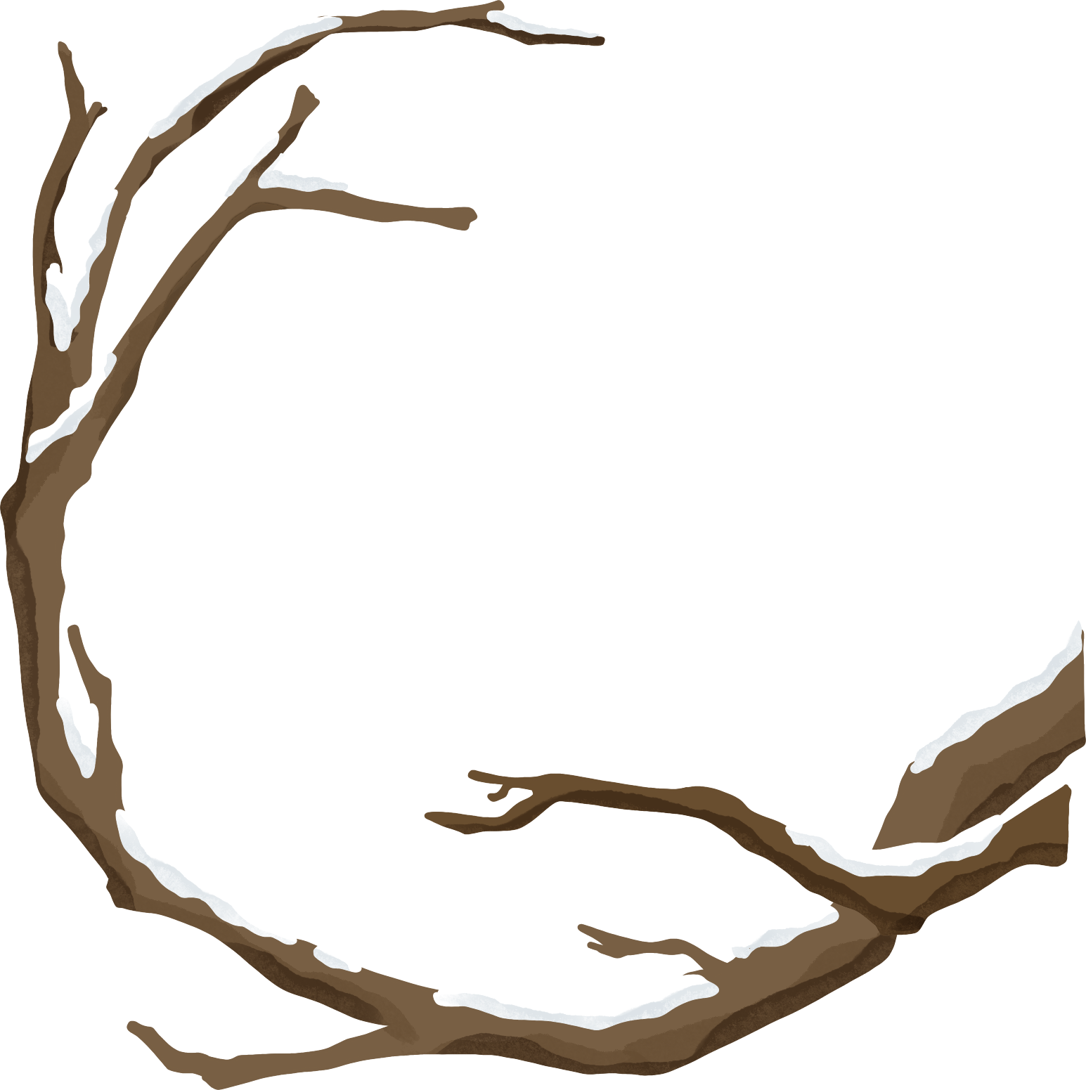 树枝灯笼绘画图片怎么画？