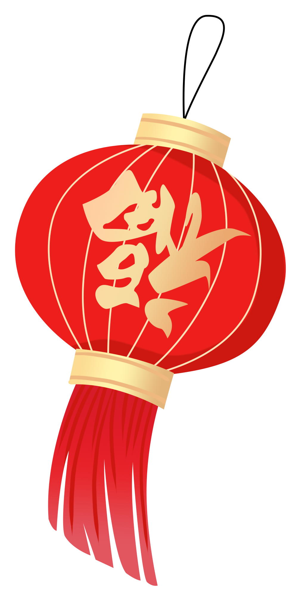 灯笼插画图片如何制作?