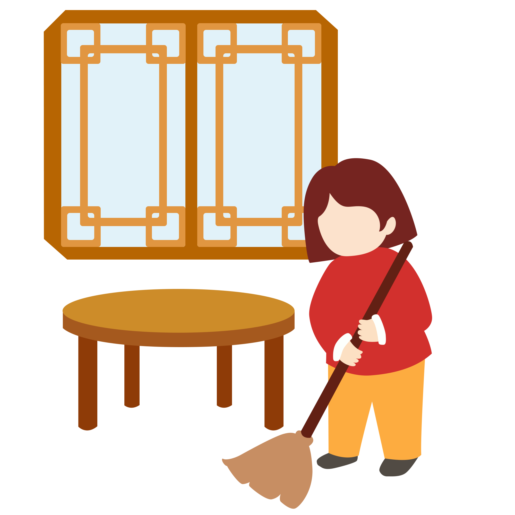 春节大扫除插画创作方法!快速制作技巧!