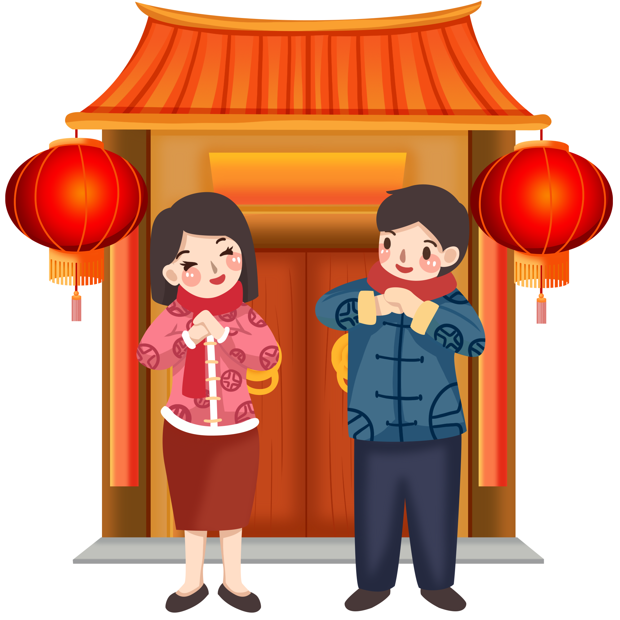 拜年素材视频如何画？