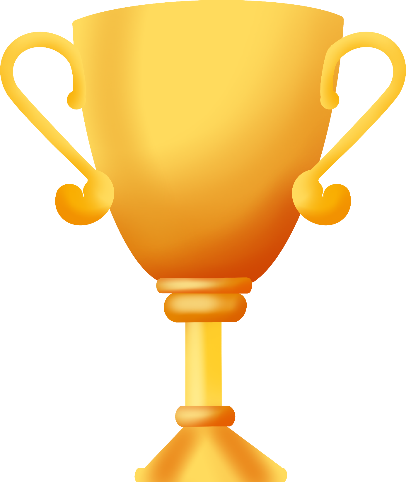 奖杯图片插画素材制作步骤!