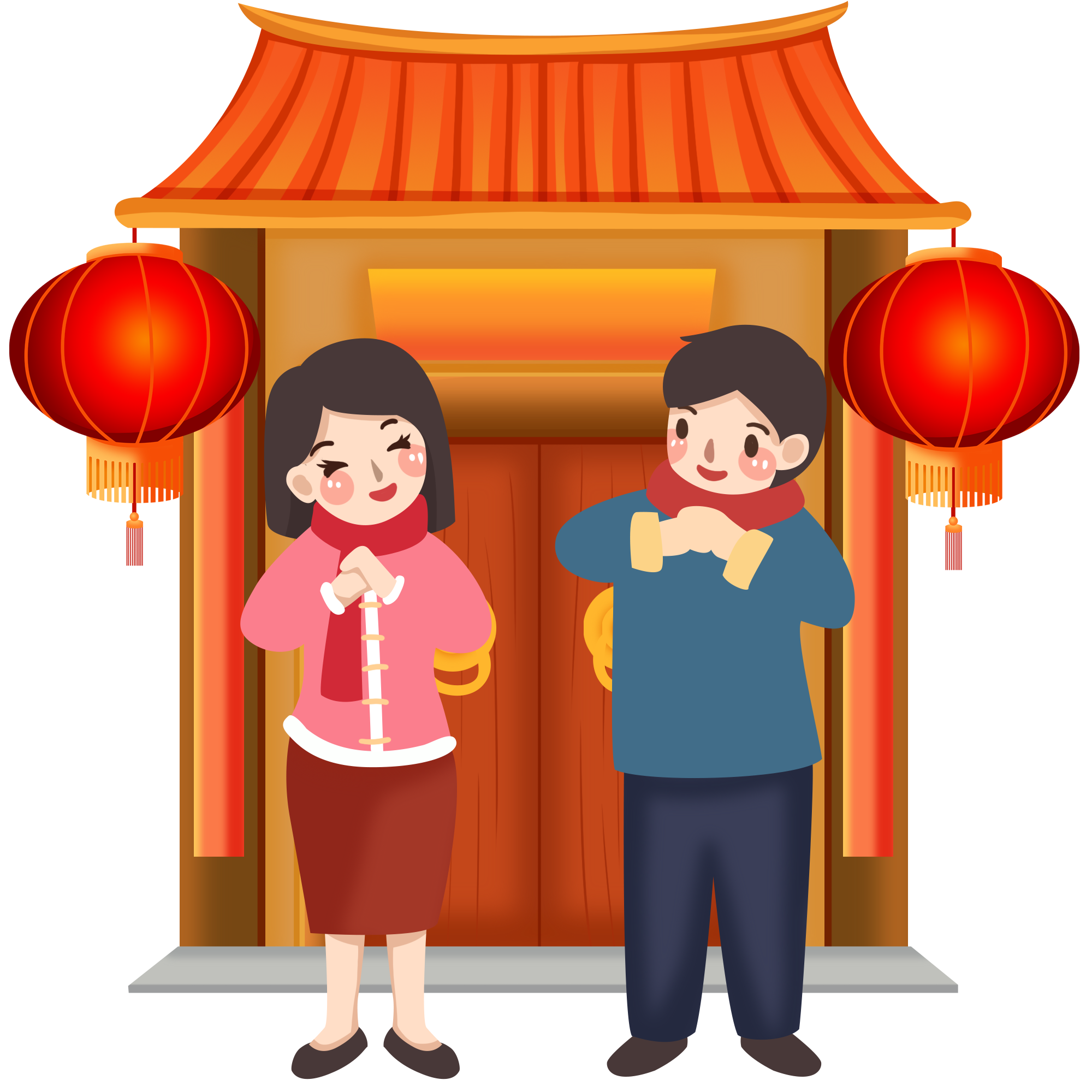 拜年素材视频如何画？