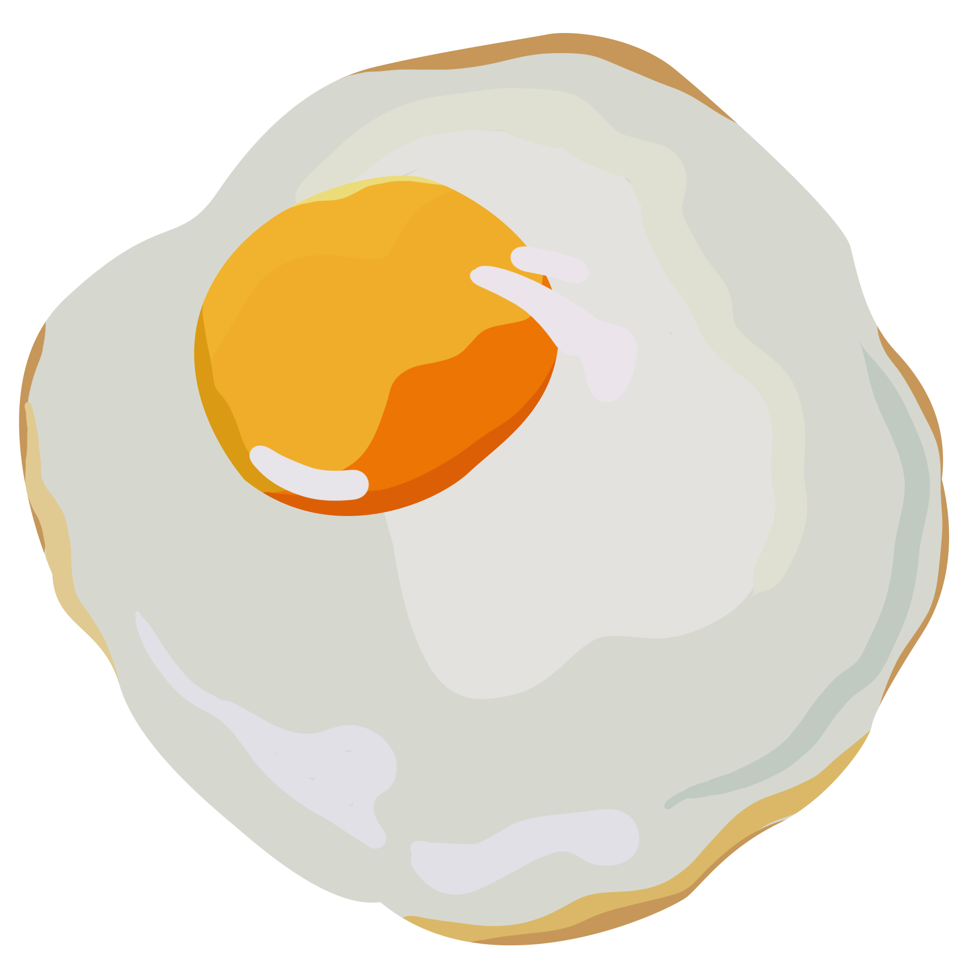 荷包蛋绘画如何制作?