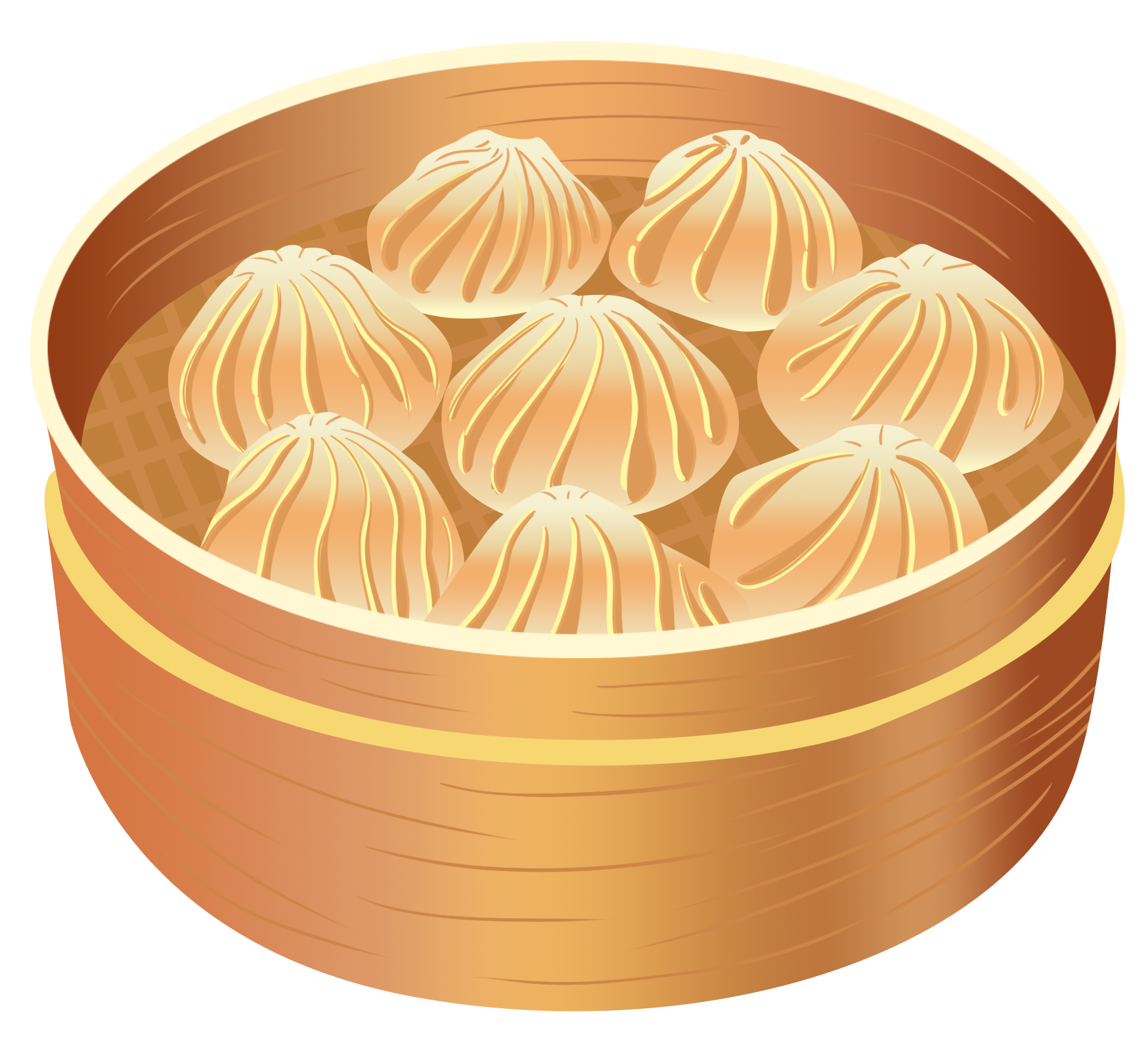 小笼包绘画图片怎么画?