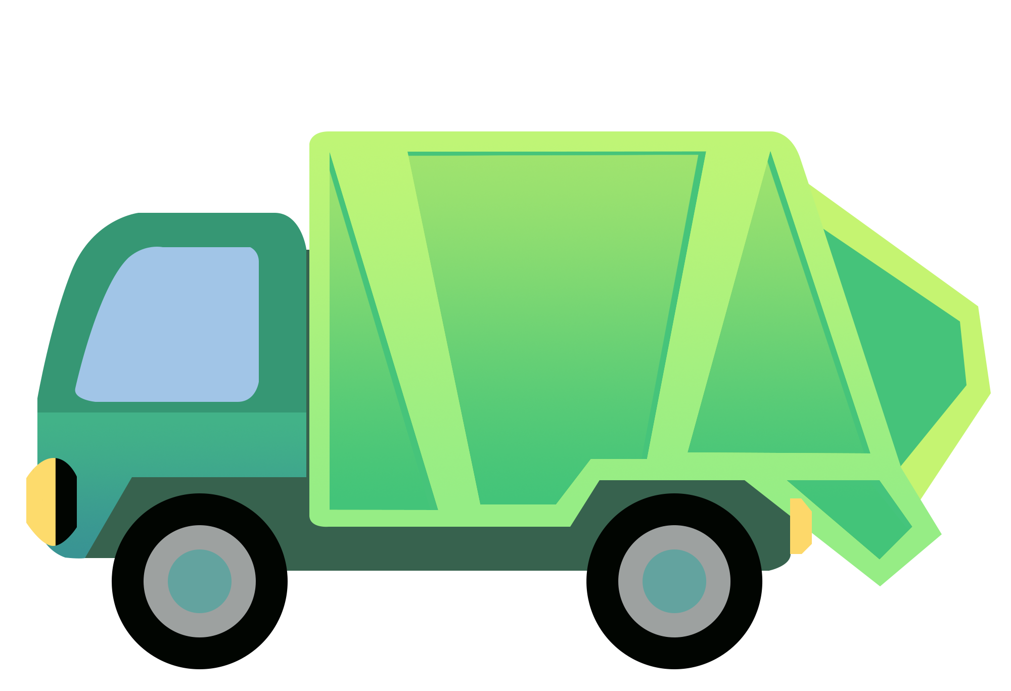 垃圾车绘画作品制作技巧！