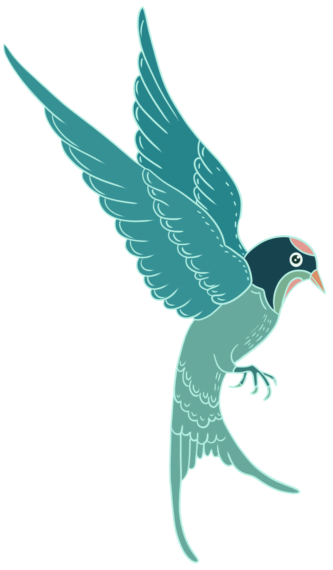 青鸟素材图片如何绘制?