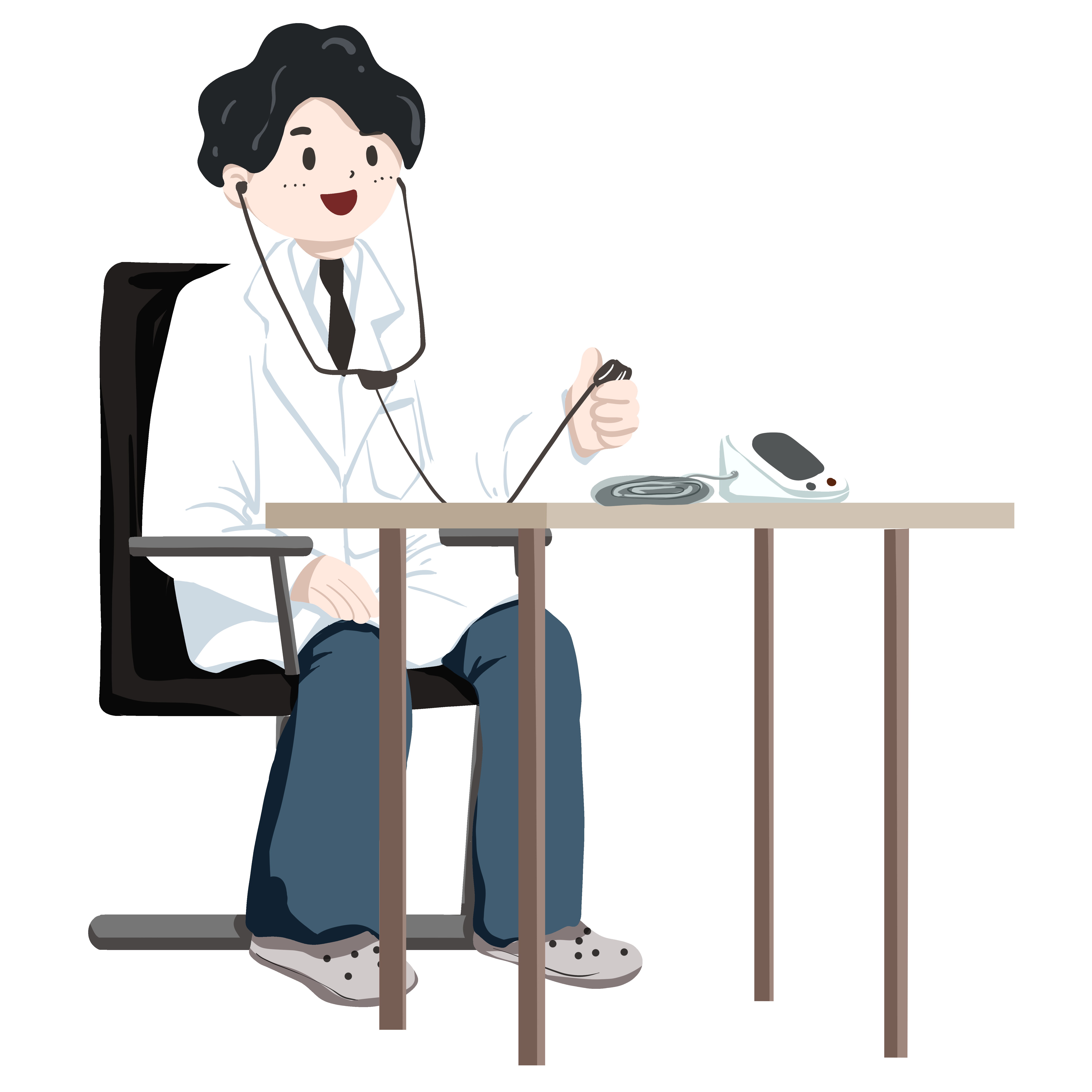 医生绘画图片制作步骤