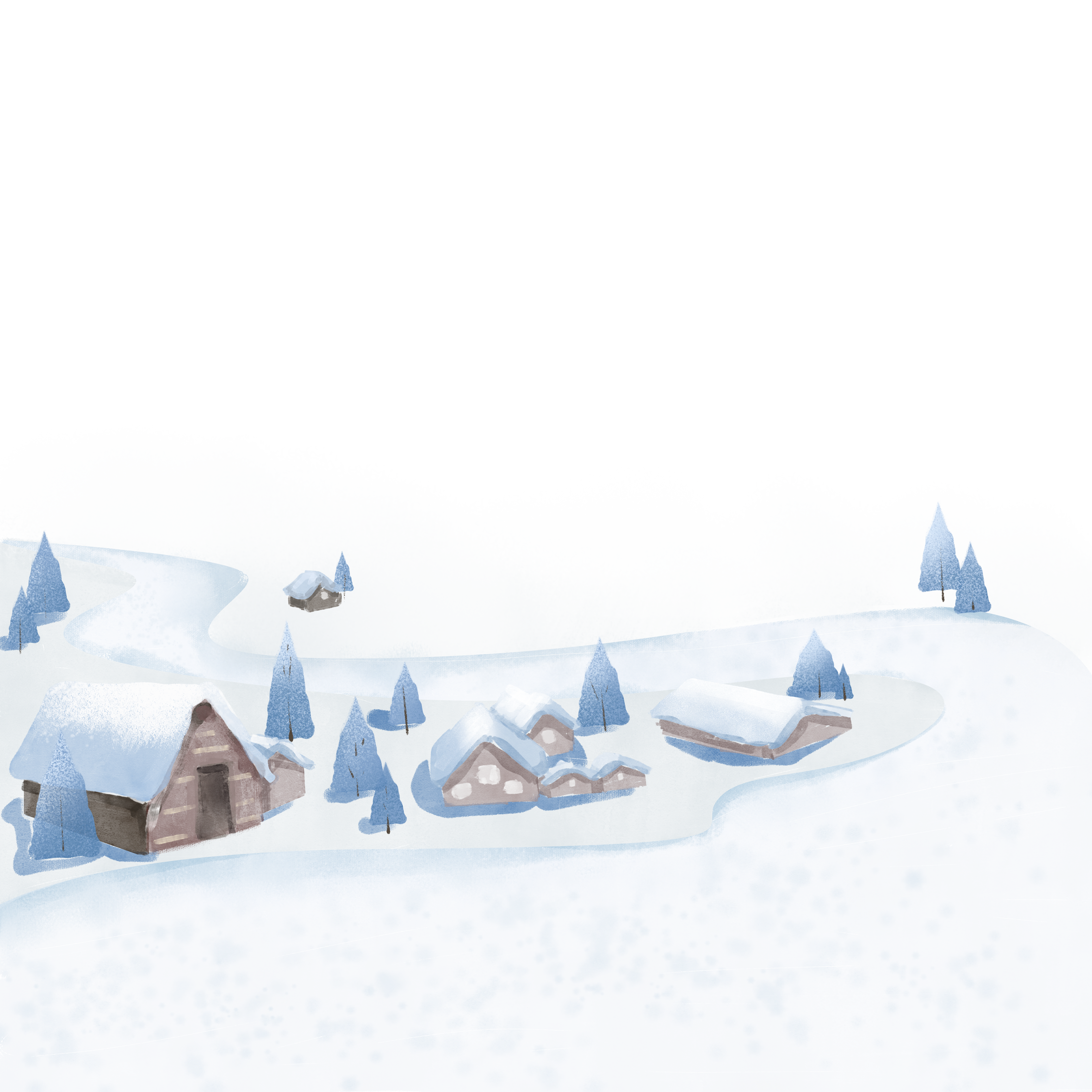 大雪素材视频怎么画