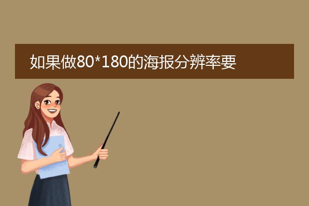如果做80*180的海报分辨率要调多少,但是置入的图片和我新建的尺寸不一