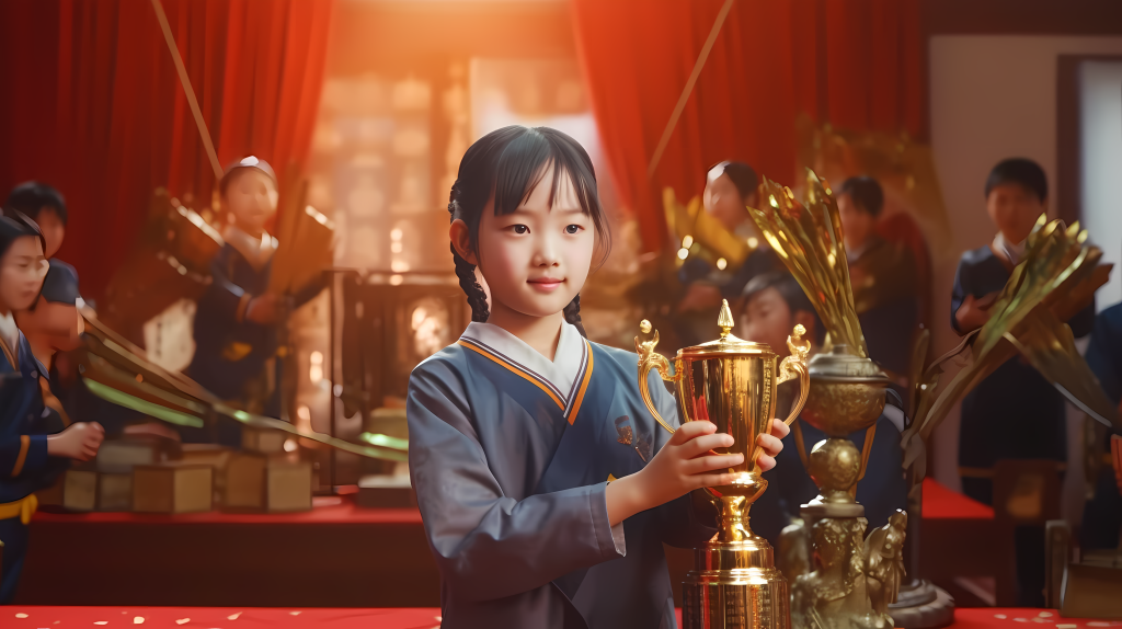 中国女孩获奖摄影高清图版权图片下载