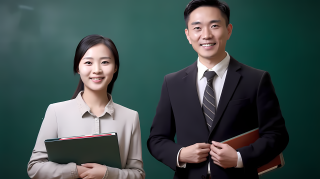 男老师和女老师合照高清图