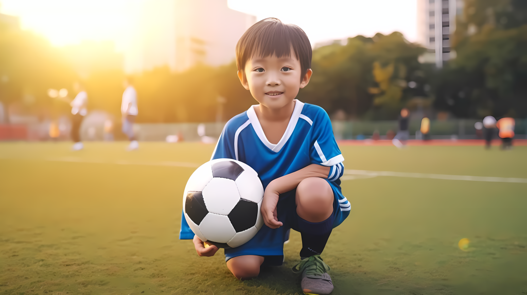 男孩足球运动员摄影版权图片下载