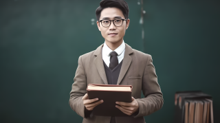 亚洲教师用书摄影图片