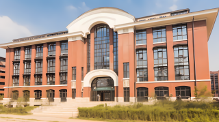 校园教学楼建筑设施摄影图