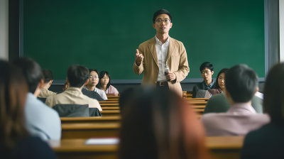 日式主题下的医学讲座摄影图