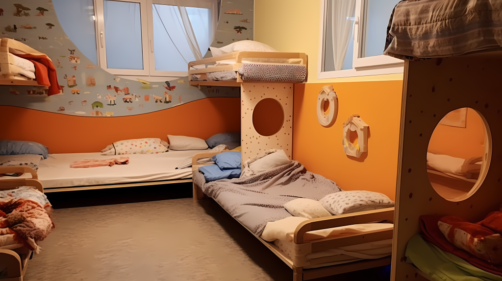 温馨可爱的幼儿园儿童房间高清图
