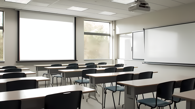 高清大学教室会议室摄影图片