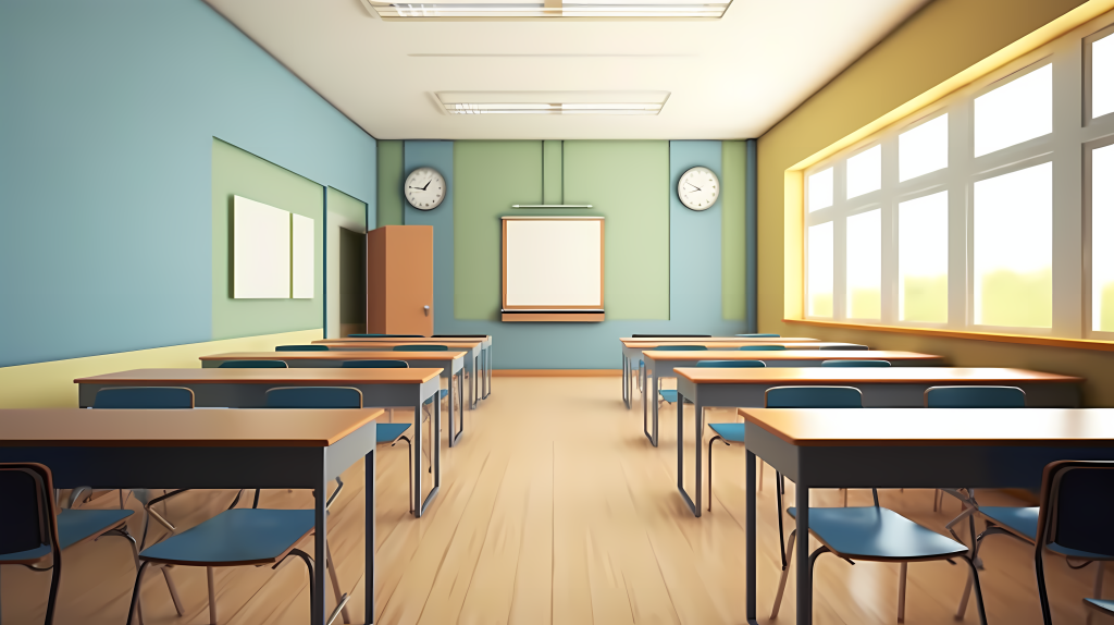 初中课堂生活摄影图版权图片下载