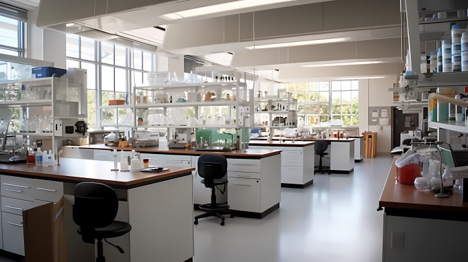 大学化学实验室实拍图