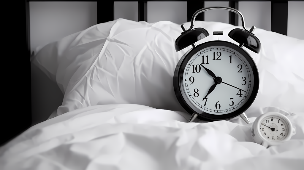 极简风室内装饰闹钟版权图片下载