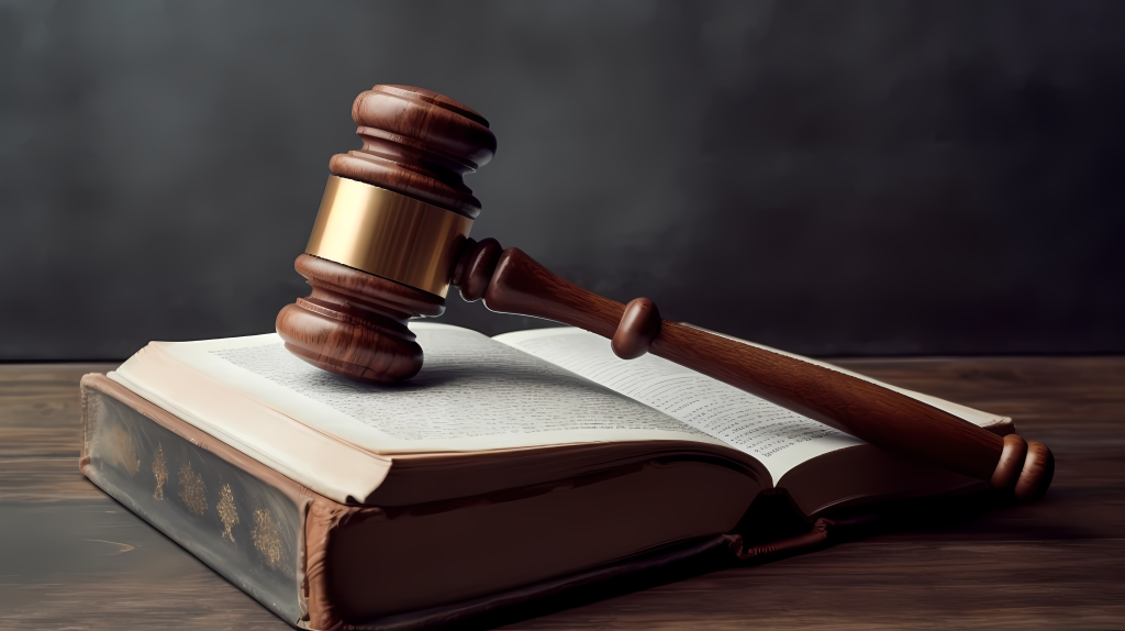 木槌之上的书摄影版权图片下载