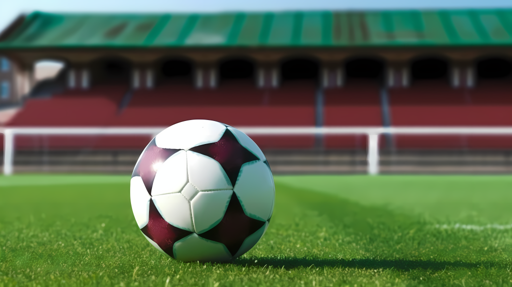 足球场上的光影足球高清图