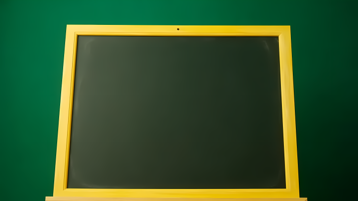 素雅校园教室绿色背景下的黑板高清图版权图片下载