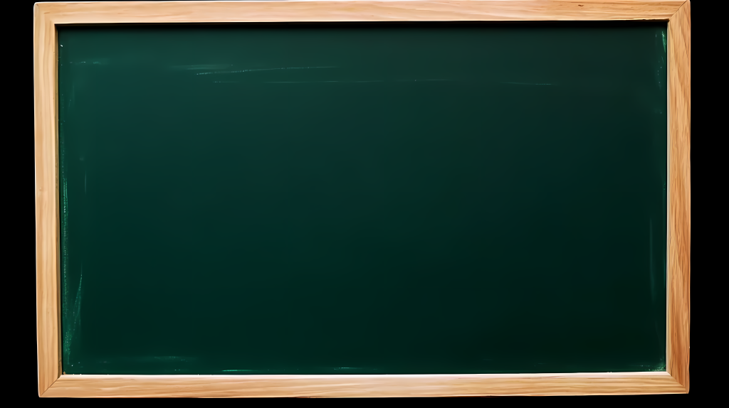 清新明亮绿色黑板摄影图