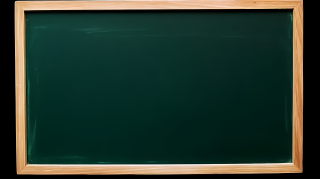 清新明亮绿色黑板摄影图