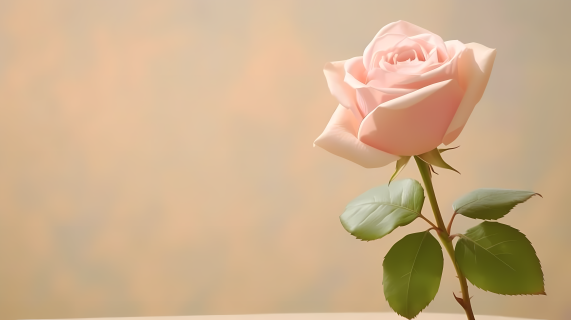 粉色玫瑰开放花瓶摄影图片